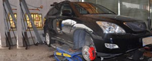 雷克薩斯RX350升級AP9040剎車套裝 雷克薩斯RX350改裝剎車套裝 6活塞卡鉗