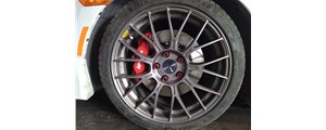 十代思域制動(dòng)升級(jí)AP9200剎車，四活塞卡鉗效果