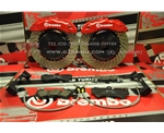 凱雷德升級(jí)brembo六活塞剎車 brembo剎車改裝升級(jí)作業(yè)