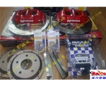 騏達升級剎車改AP5200  騏達改裝AP5200競技版剎車   騏達換原裝進口剎車鮑魚